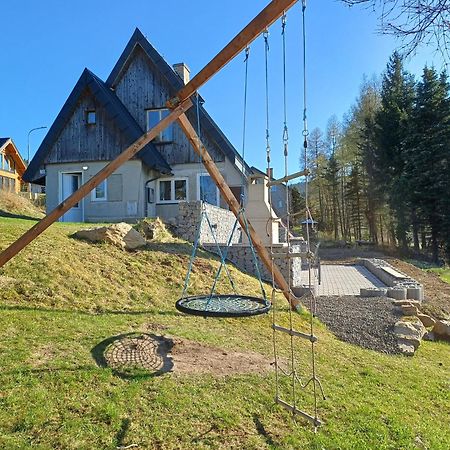 Chaloupka Na Vrsku Villa Loučná pod Klínovcem Exteriör bild