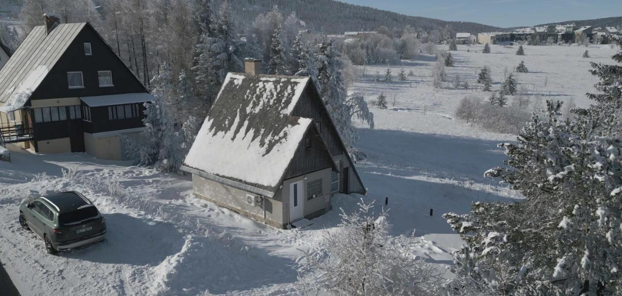 Chaloupka Na Vrsku Villa Loučná pod Klínovcem Exteriör bild